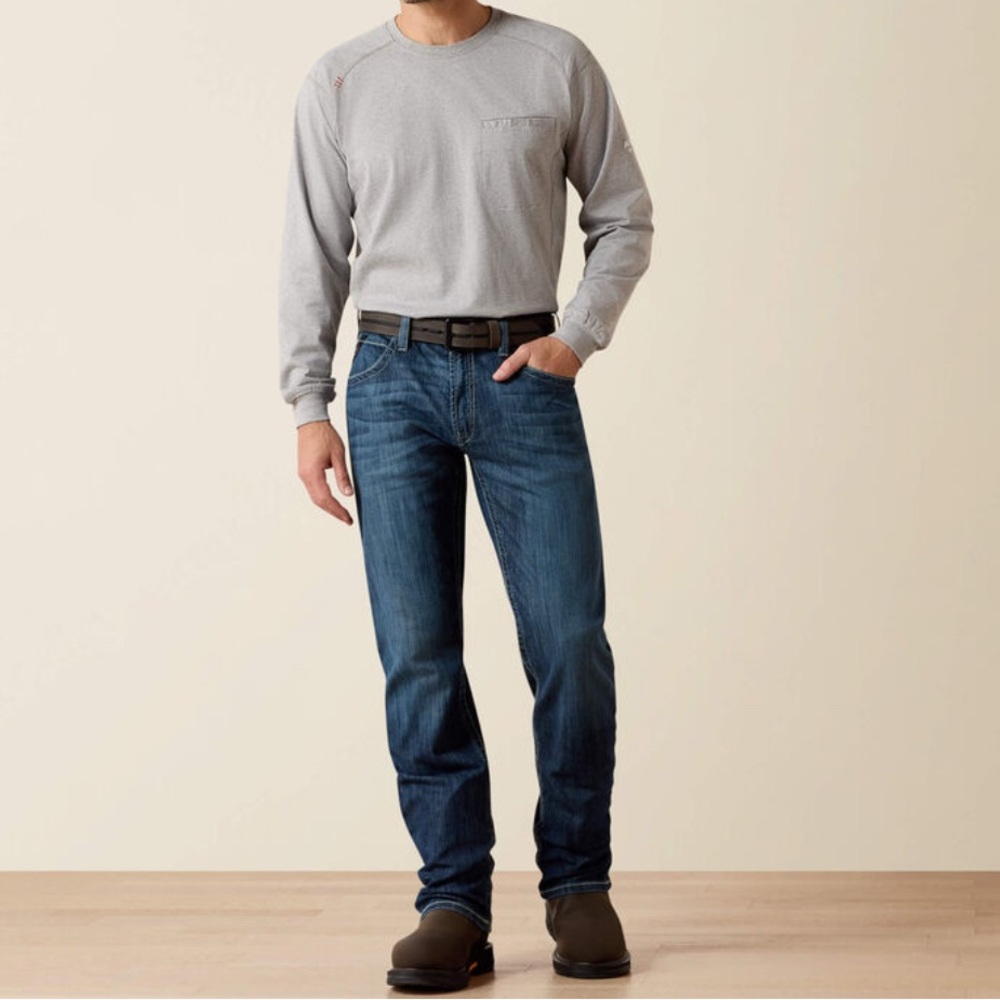 NWT 34/32 FR M5 Straight DuraLight Stretch Coltrane Straight Leg Jean